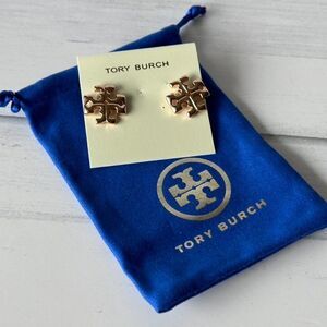 TORY BURCH Kira Stud Earrings - Rose Gold